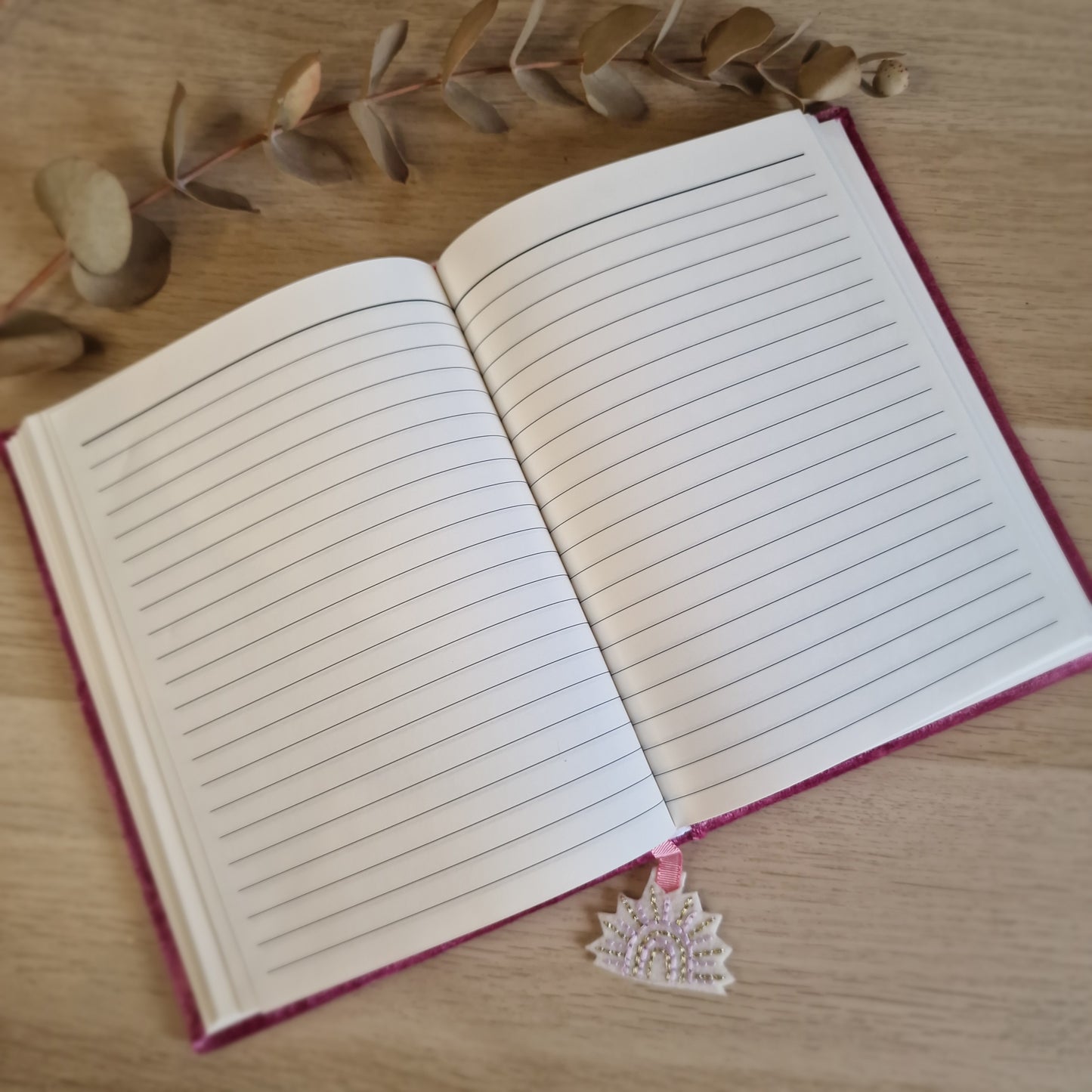 🌈 Cuaderno de Terciopelo Morado ~ Arcoiris