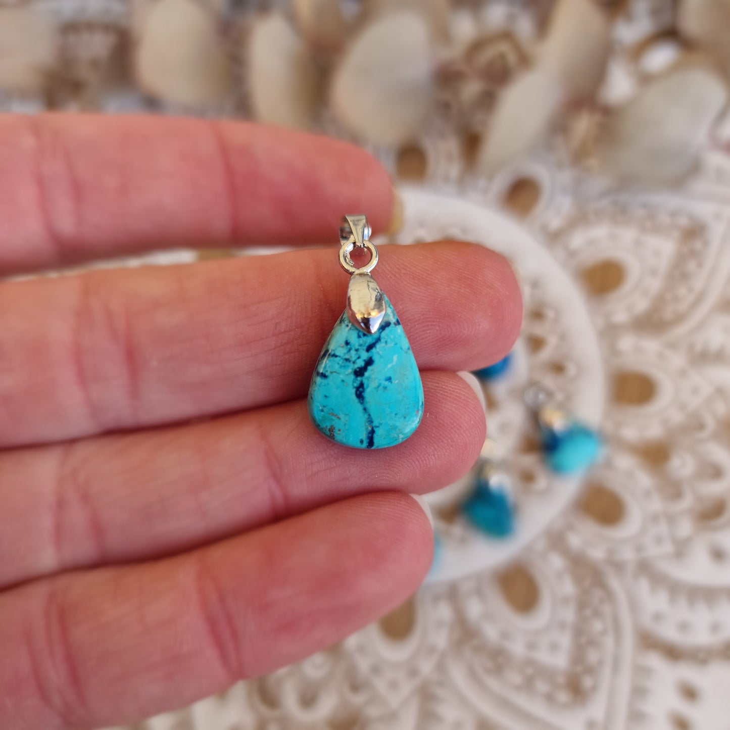 Colgante de Shattuckita ~ Comunicación y Conciencia