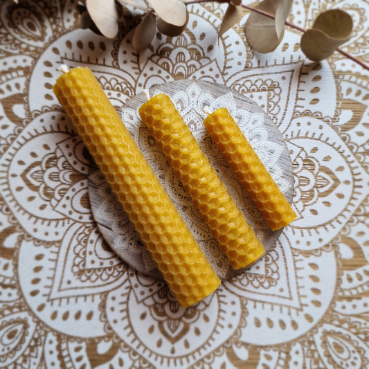 Vela Artesanal de Cera de Abeja (XS, S, M)