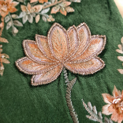 🌺 Cuaderno de Terciopelo FLOR DE LOTO ~ Pureza y Crecimiento Interior 💫