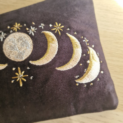 🌙 Neceser de Terciopelo FASE LUNAR ~ Ciclos, Intención y Renovación 💫