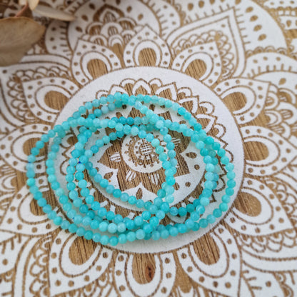 Pulsera Amazonita ~ Calma y equilibrio ~ 4 mm