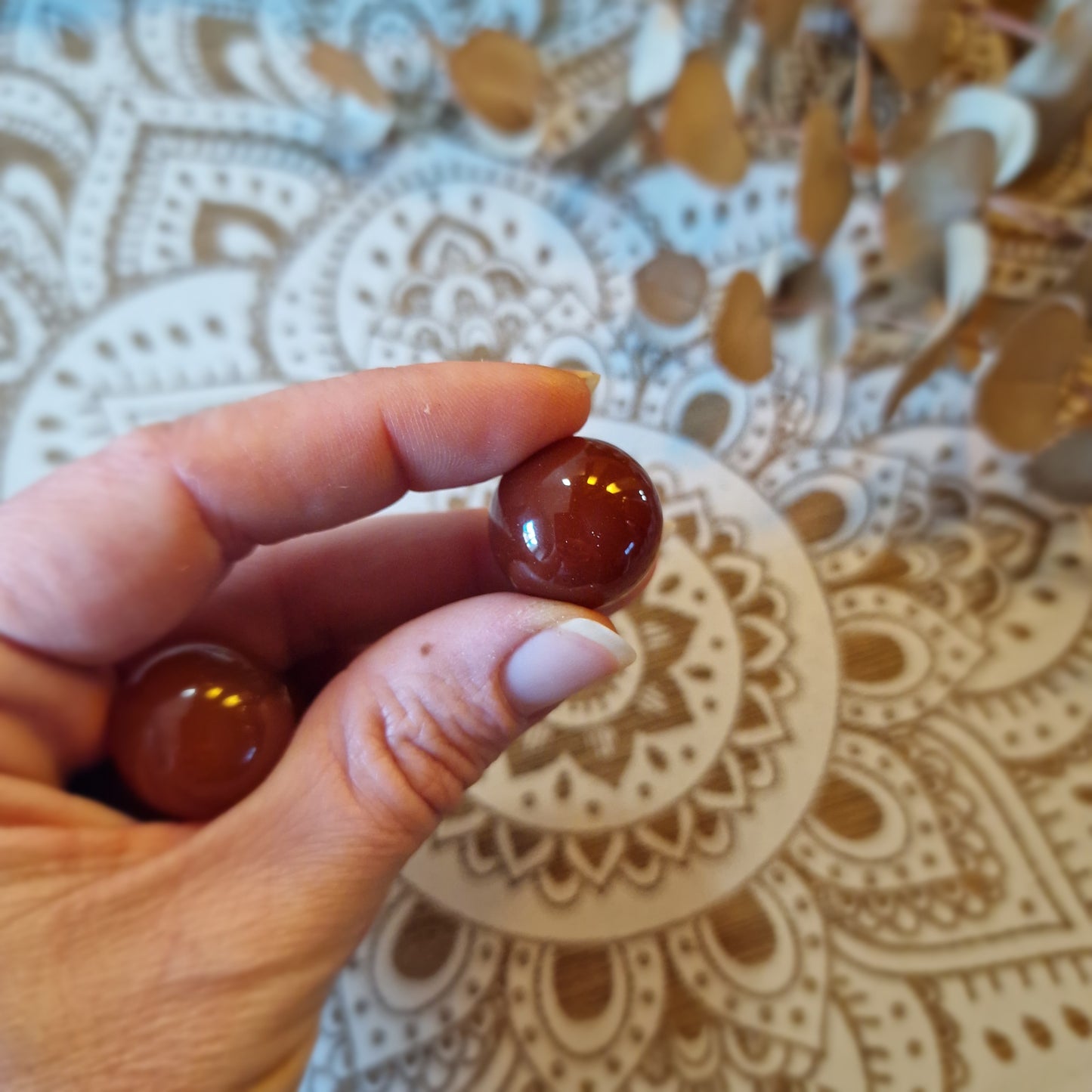 Pequeñas Esferas de Carneola ~ Vitalidad y Motivación