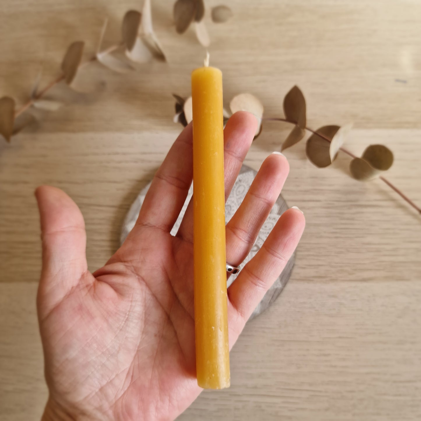 🕯️ Vela de Miel Natural ~ Dulzura, Protección y Energía Pura