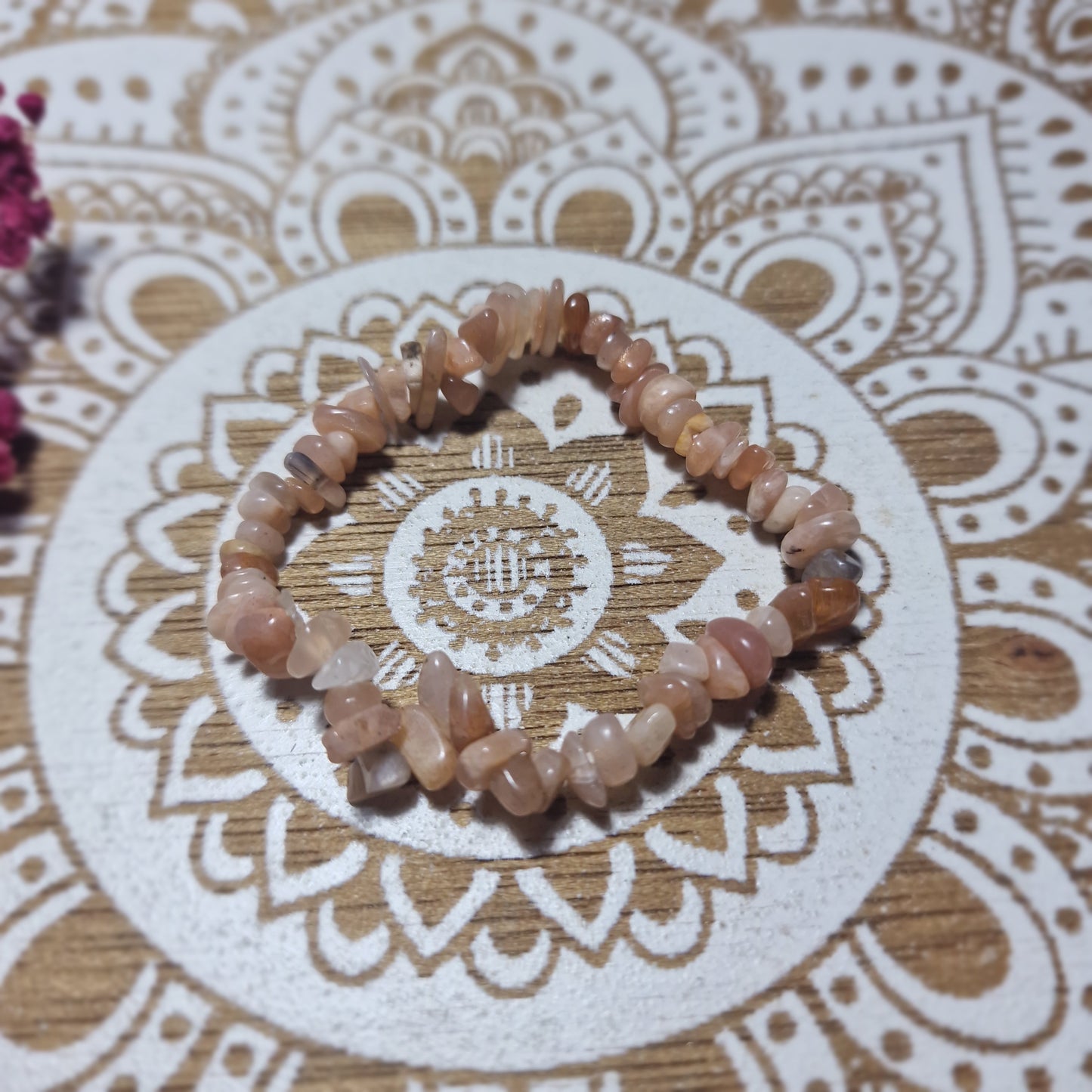 Pulsera de Chips de Piedra Sol ~ Motivación y la Actitud Positiva