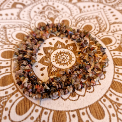 Collar Largo de Turmalina Multicolor ~ Protección, Equilibrio y Energía Positiva