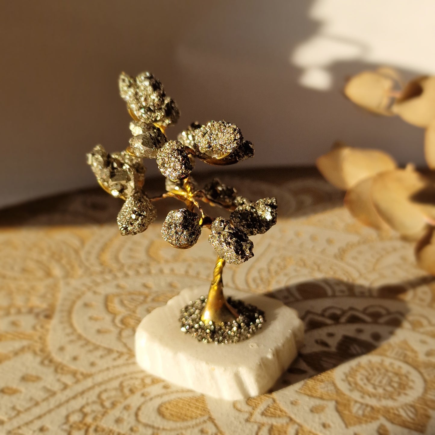 Árbol Bonsái de Pirita ~ Abundancia y Prosperidad