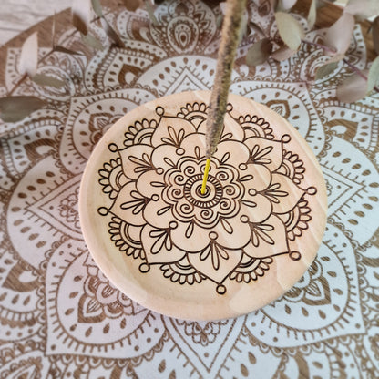 Quemador de Incienso artesanal. Mandala
