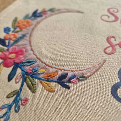 Tote Bag ~ Si vas a soñar, ¡Exagera! ~ Efecto Bordado