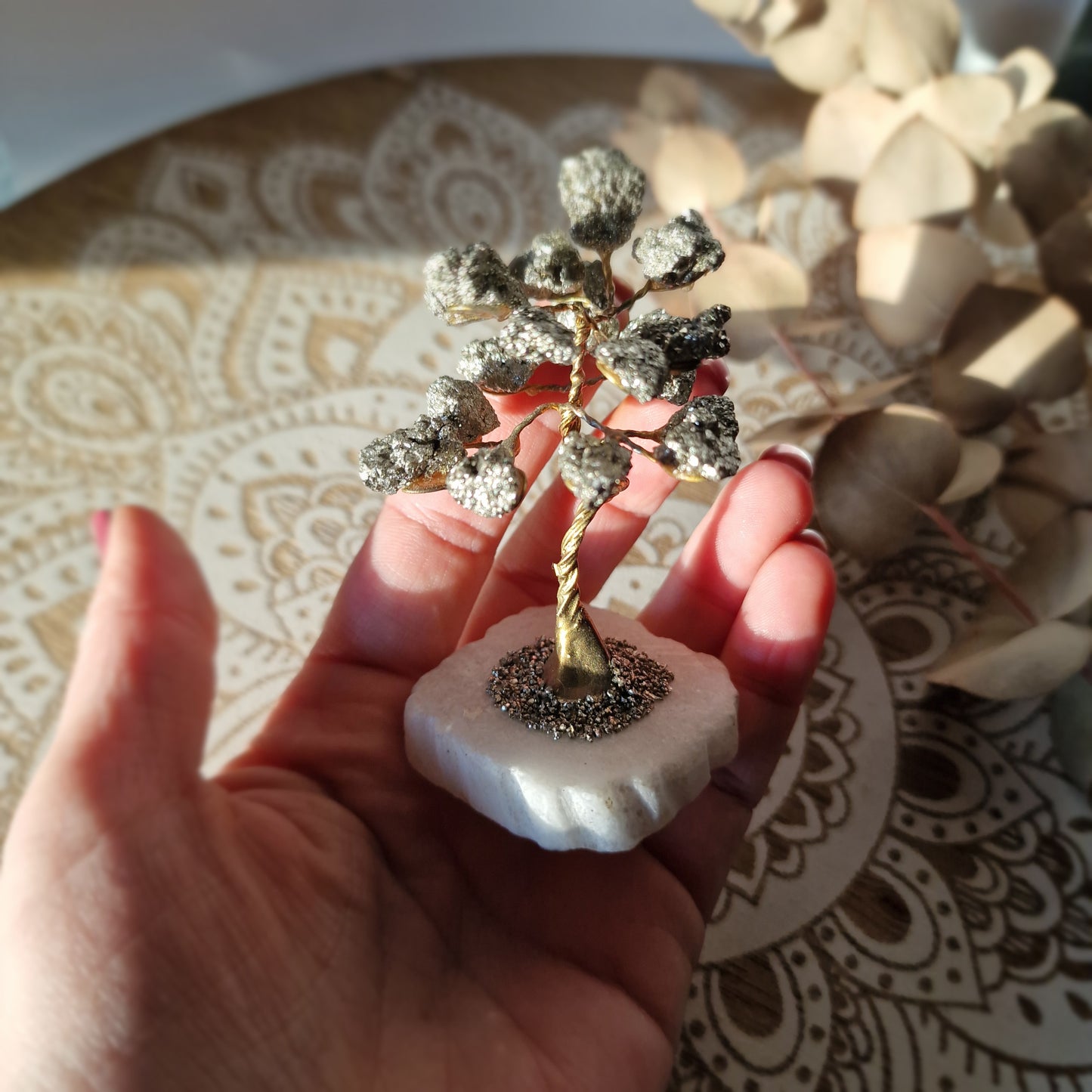 Árbol Bonsái de Pirita ~ Abundancia y Prosperidad