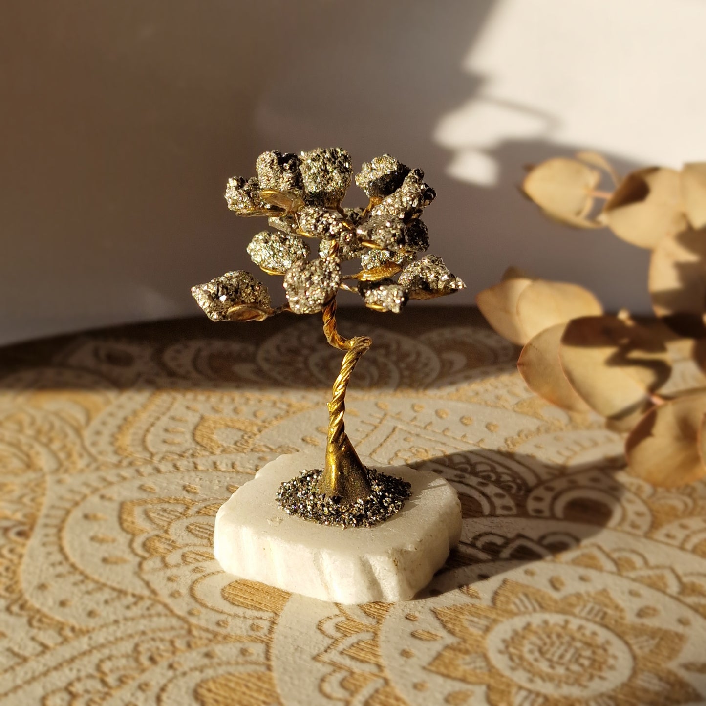 Árbol Bonsái de Pirita ~ Abundancia y Prosperidad