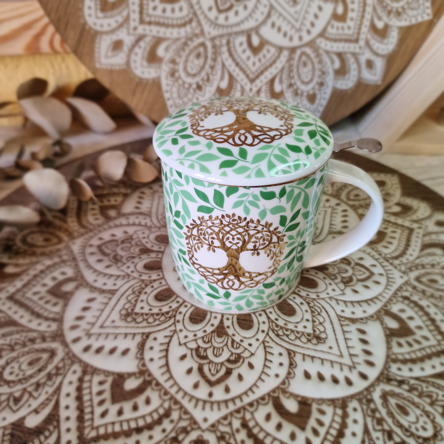 🌳  Taza de Té Árbol de la vida ~ Conexión y equilibrio 🌳
