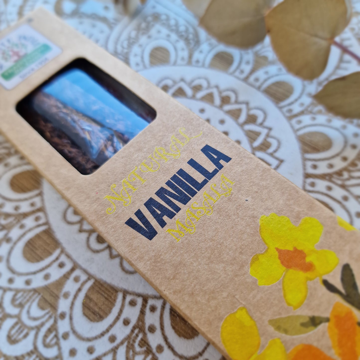 Incienso natural de Vainilla ~  Equilibrio emocional y dulzura reconfortante