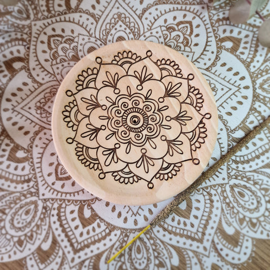 Quemador de Incienso artesanal. Mandala