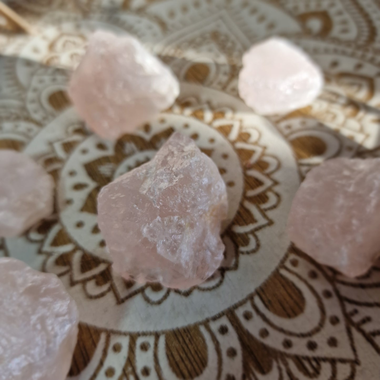 Masivo de Cuarzo Rosa ~ Calma y amor consciente