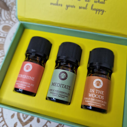 Set de Aceites Esenciales Happiness ~ Calma y Bienestar