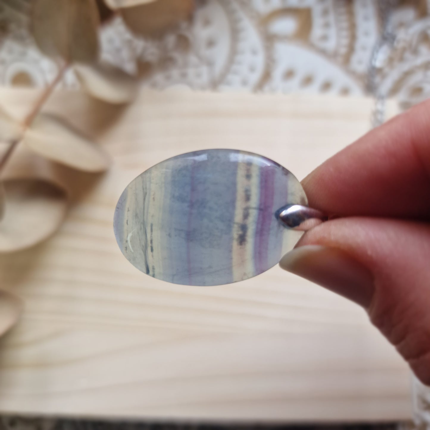 Colgante de Fluorita Natural ~ Claridad y Equilibrio