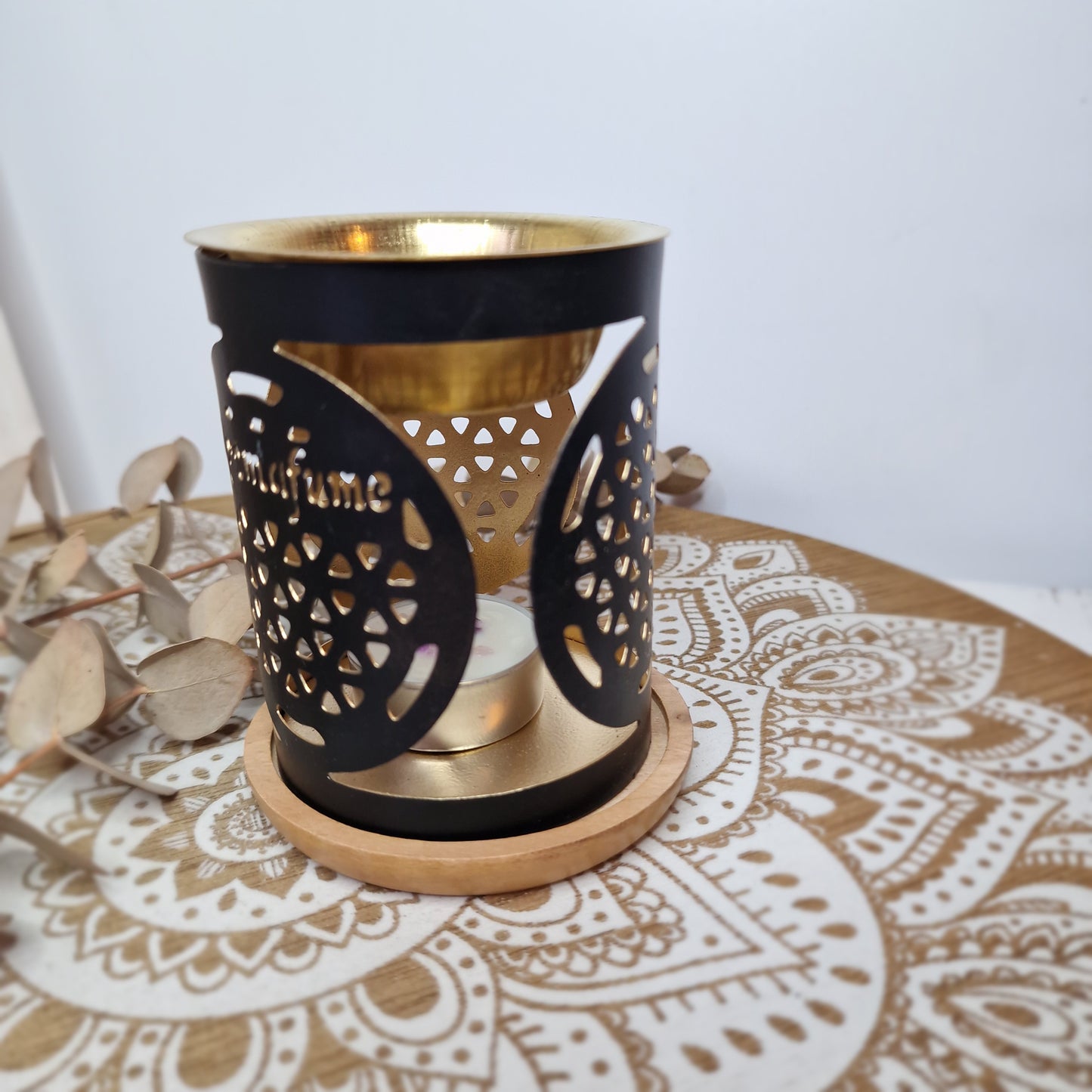 Quemador de aceites aromáticos ✨Flor de la vida