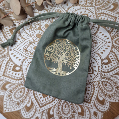 Bolsa de Algodón Orgánico Árbol de la vida ~ Protección y conexión