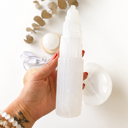 Pack Selenita Premium - Luz, Calma y Armonía